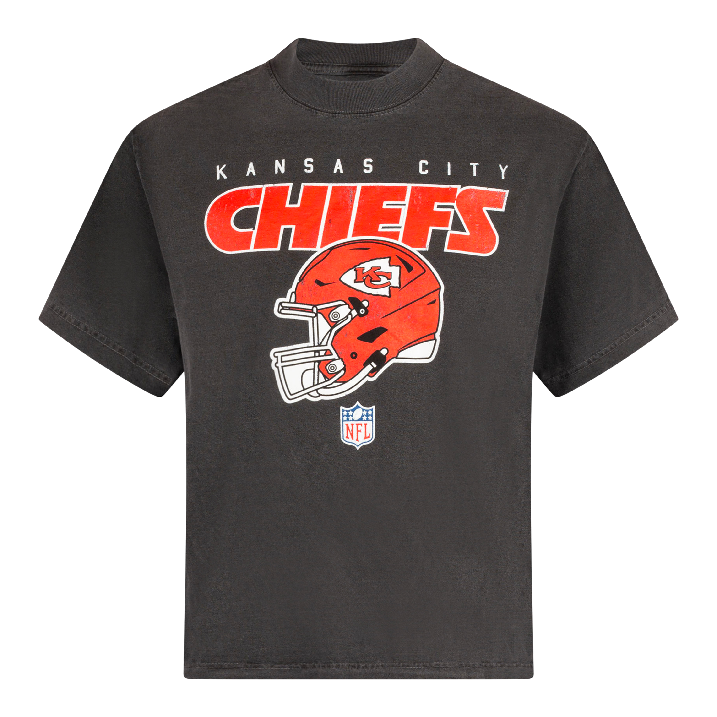 KANSAS CITY CHIEFS VINTAGE STYLE T-SHIRT — SHADOW
