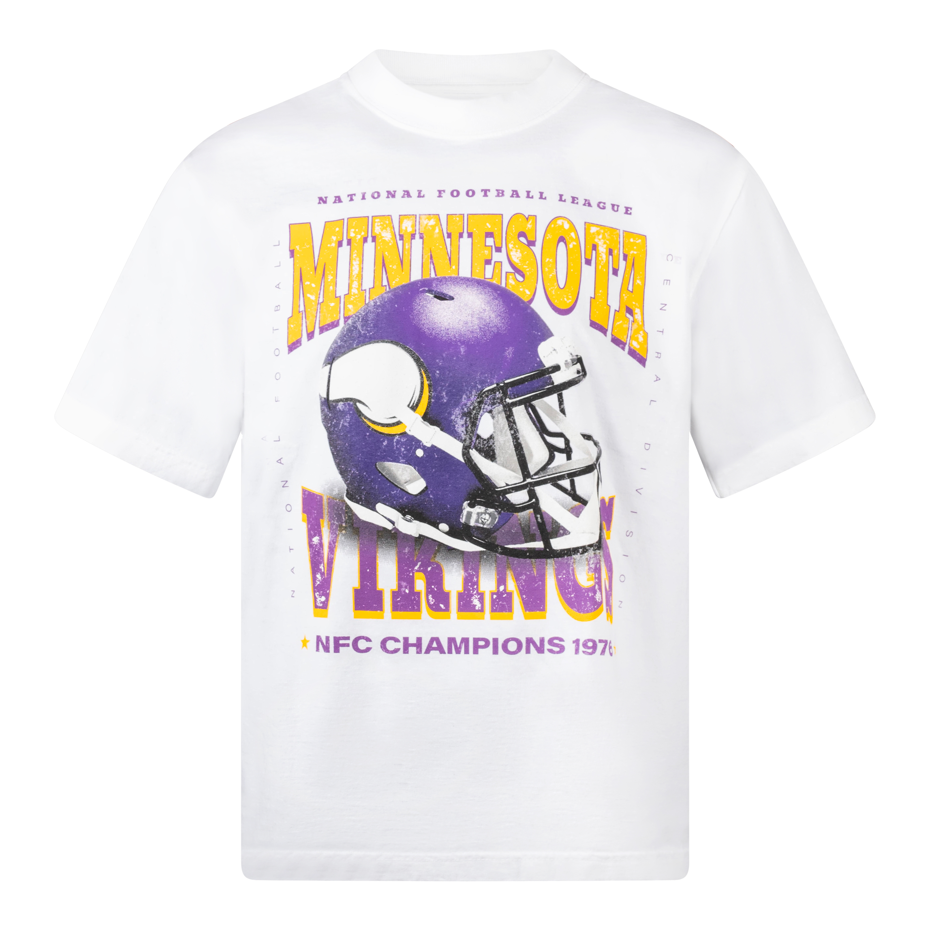 MINNESOTA VIKINGS VINTAGE STYLE T-SHIRT - WHITE