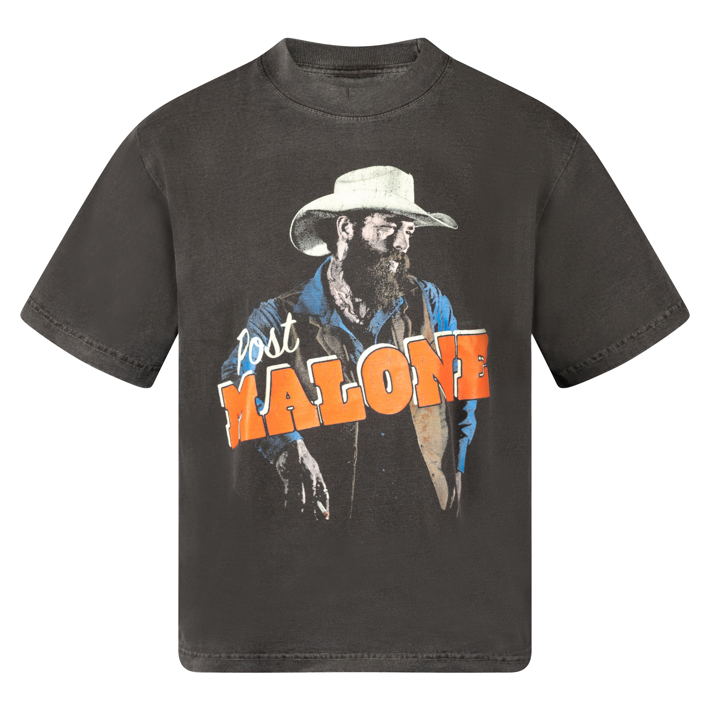 POST MALONE VINTAGE STYLE T-SHIRT - SHADOW