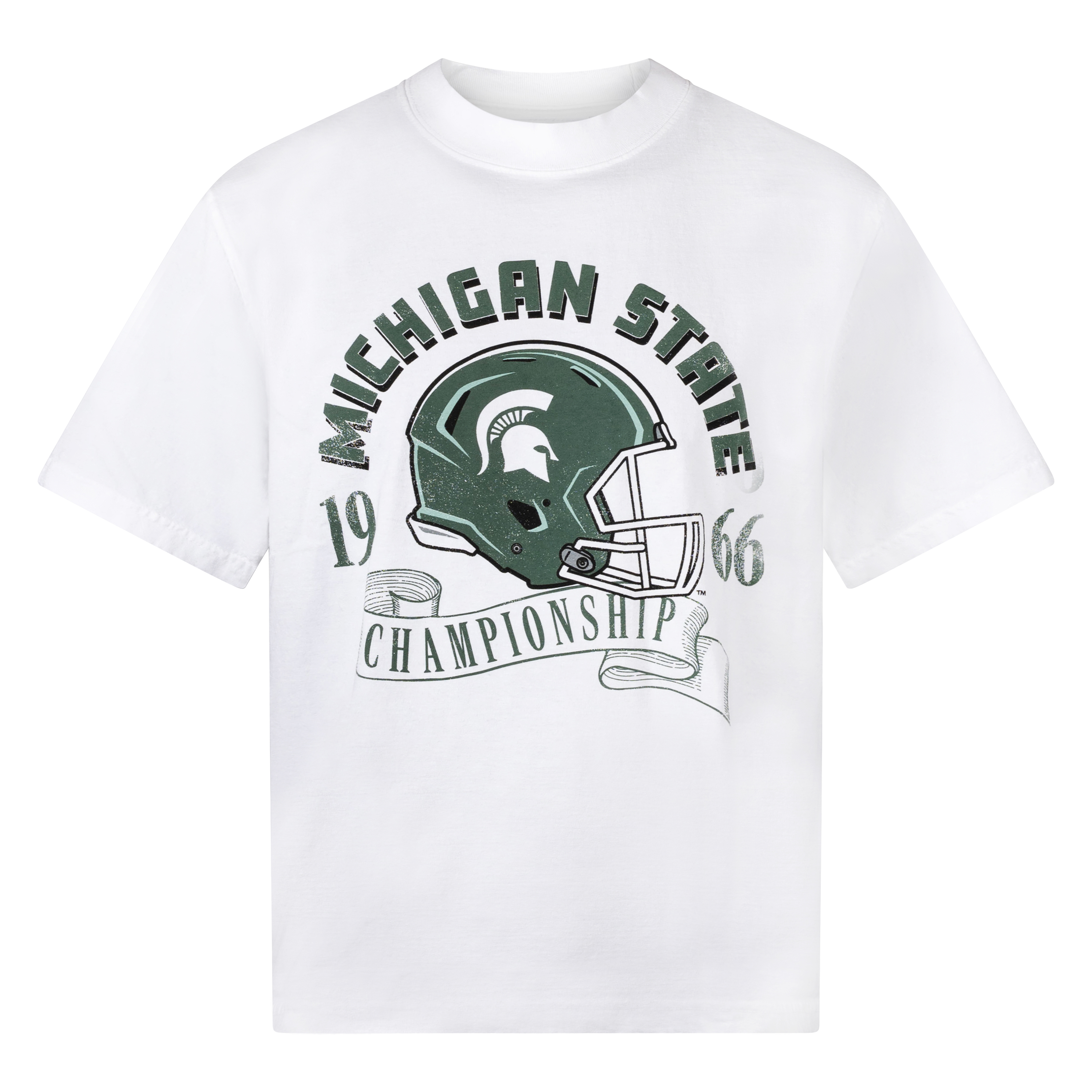 MICHIGAN STATE 1966 VINTAGE STYLE T-SHIRT - WHITE