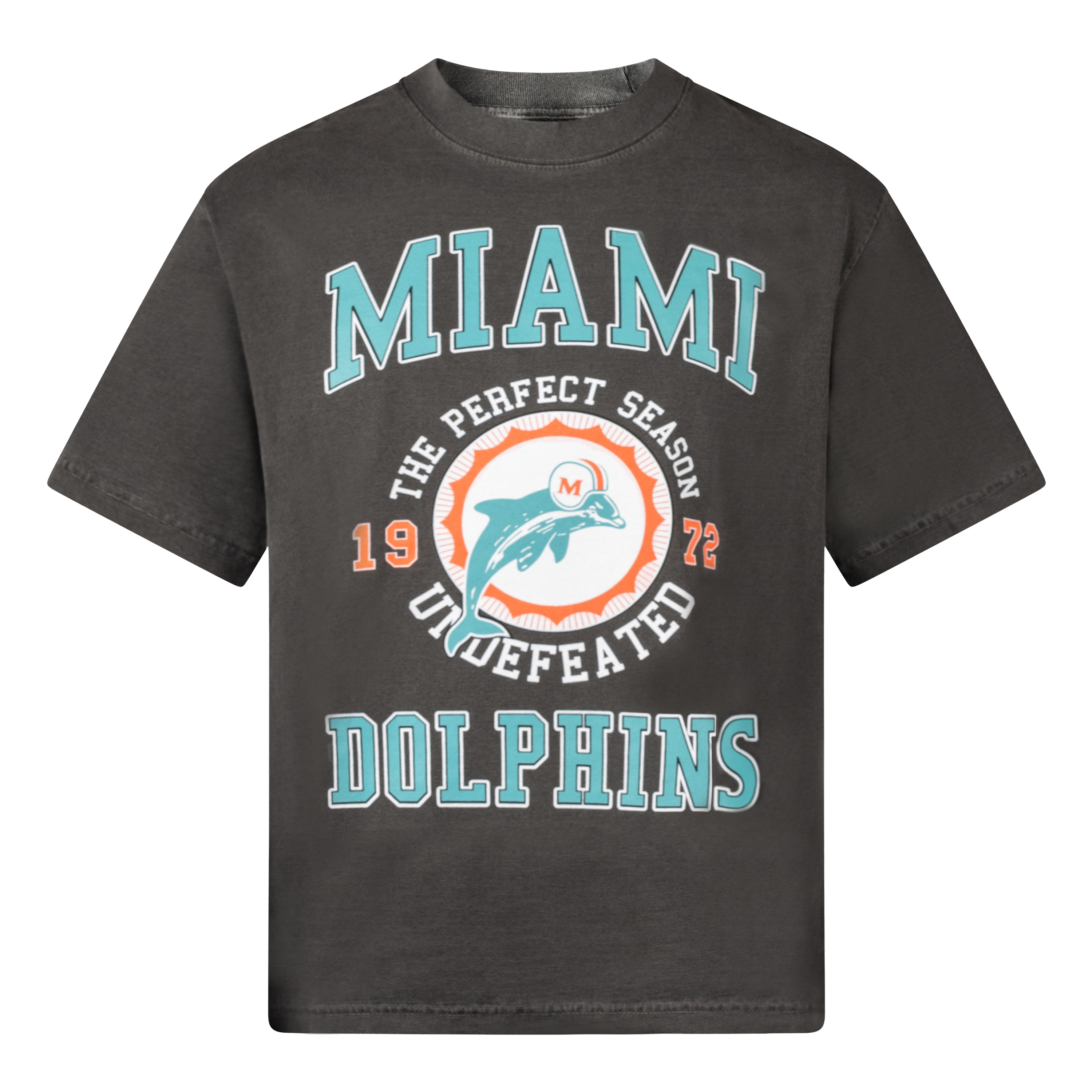 MIAMI DOLPHINS 1972 VINTAGE STYLE T-SHIRT - SHADOW