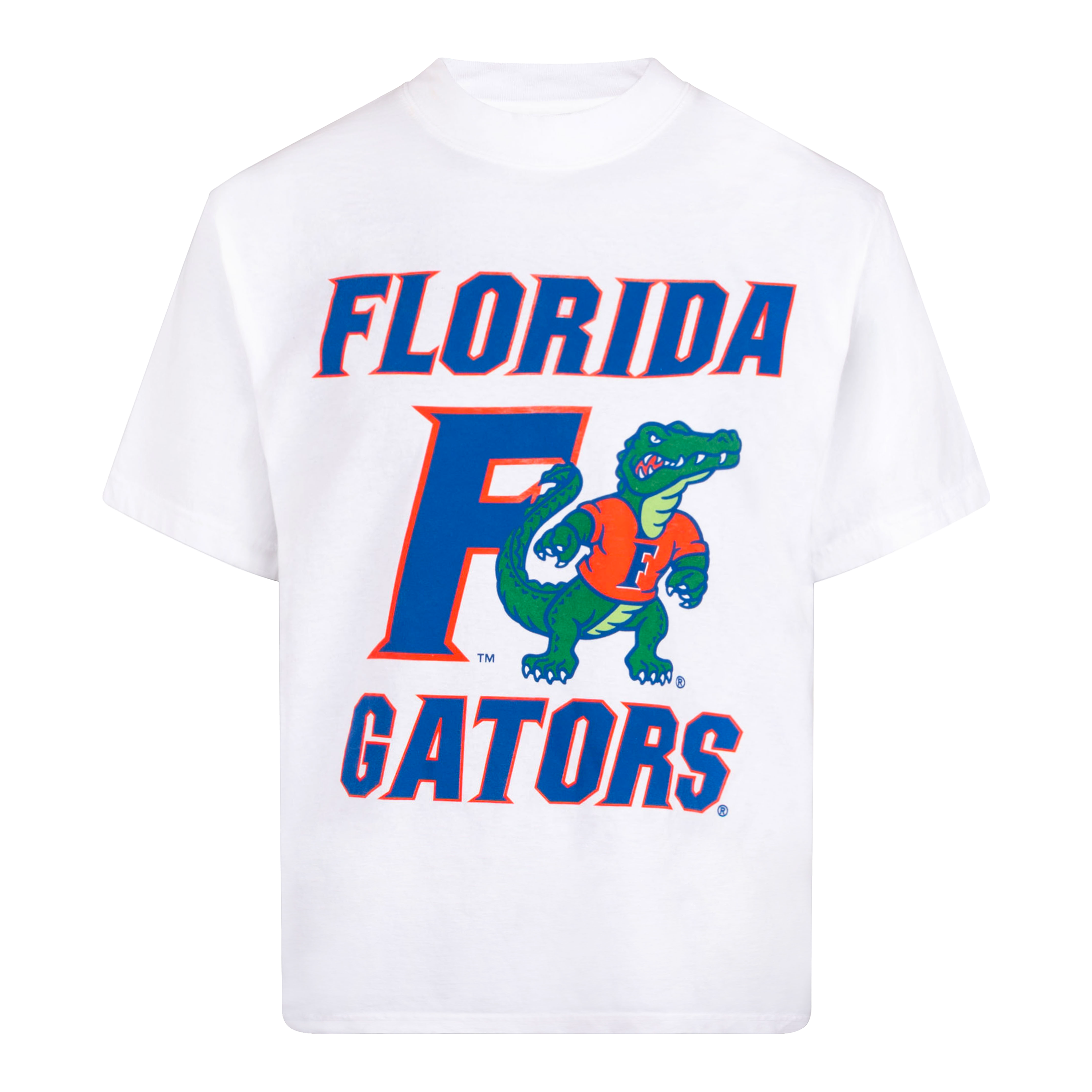 FLORIDA GATORS VINTAGE STYLE T-SHIRT — WHITE