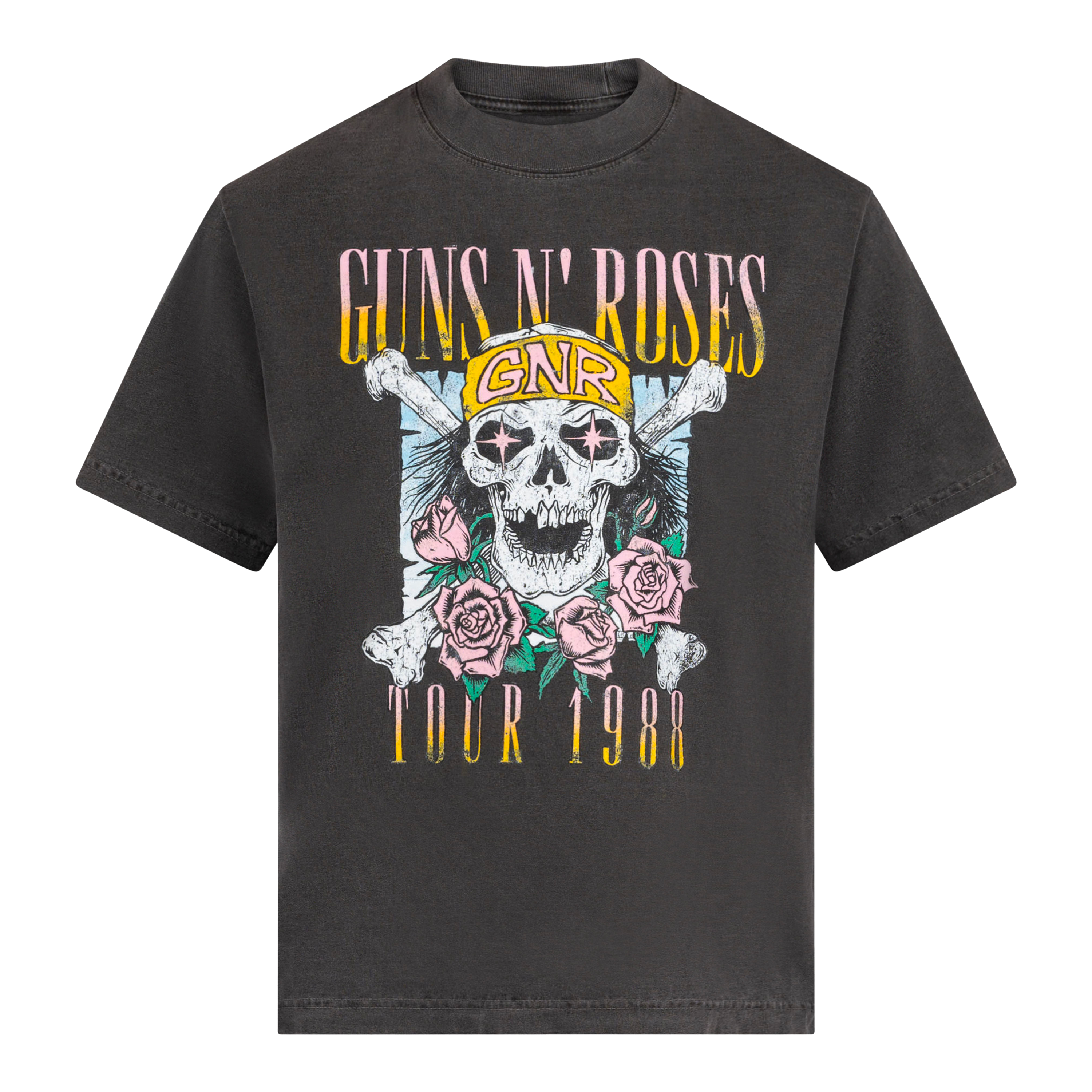 GUNS N' ROSES TOUR 1988 VINTAGE STYLE T-SHIRT — SHADOW